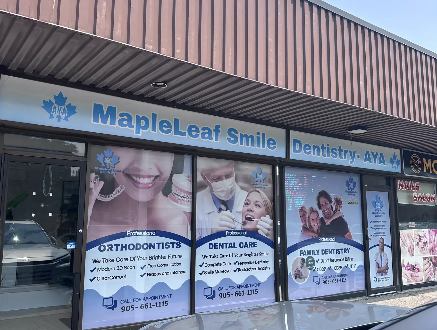 Reception at MapleLeaf Smile Dentistry on Greenhill Avenue