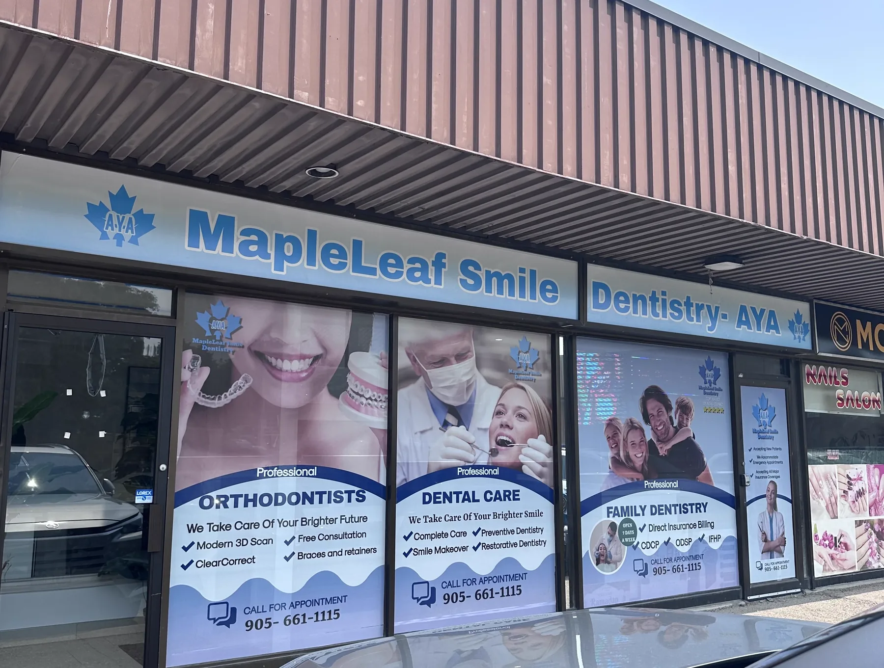 Reception at MapleLeaf Smile Dentistry on Greenhill Avenue